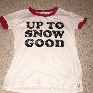 PINK "Up to snow good" t-shirt